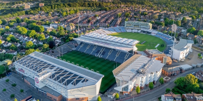Headingley Stadium, Leeds, home to Yorkshire Cricket Club and Leeds Rhinos rugby club, the latter of which Flutter has extended its work with