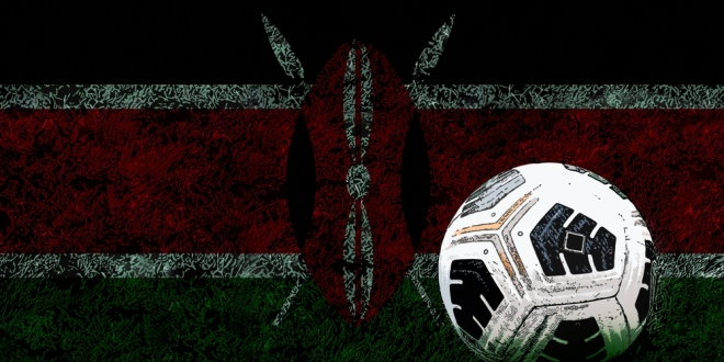 “We know these markets” - SportPesa confident it will stay ahead of competition across Africa 4 A football in front of a Kenyan flag, symbolising the Kenyan Premier League