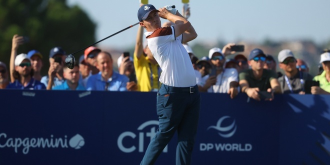 Golfer Matt Fitzpatrick, competing in the DP World Tour