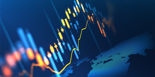 A chart showing ups and downs, symbolising World Cup betting trading