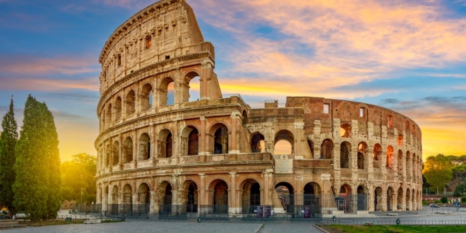 colosseum of Rome, Italy, where Polymarket has been blocked for the second time