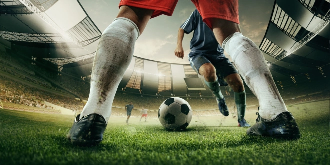 A football in a stadium, illustrating sportsbooks prolliferation.