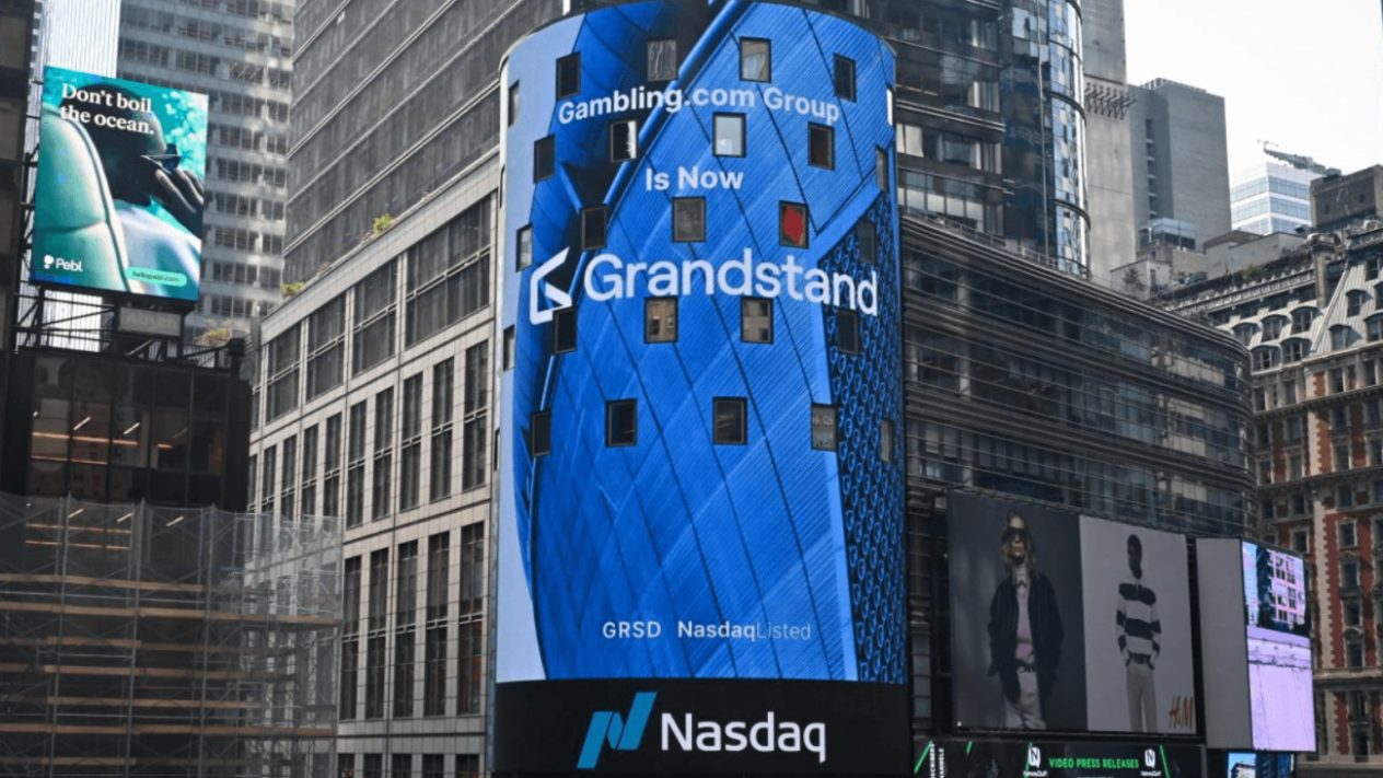 SBC News Grandstand stands by 2026 targets to end Gambling.com profile 
