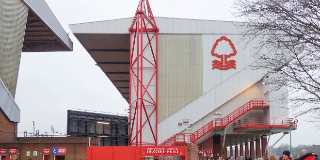 Nottingham Forest's City Ground, as the club partners with BOYLE Sports