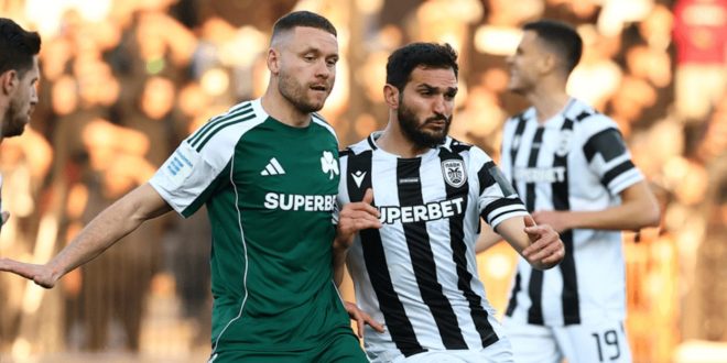 Superbet branding on Greek football club shirts