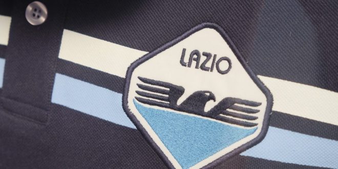 Lazio badge on a football shirt