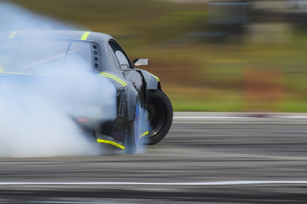 A drag racing car, symbolising Better Collective revving up its commercial engine against regulatory drags in H1 2026