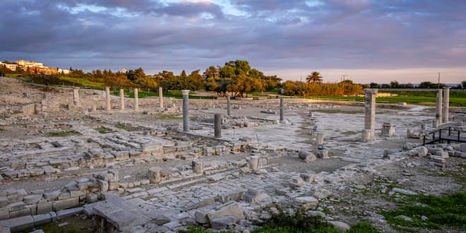 Excavation site in Cyprus