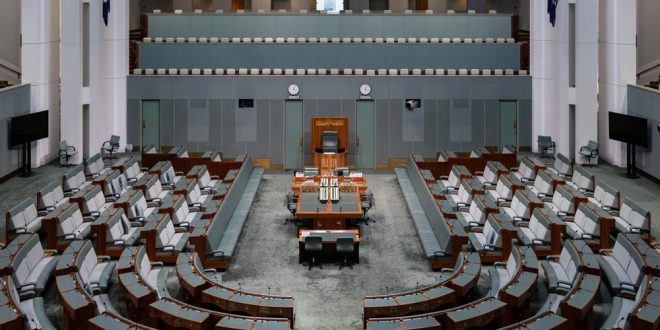 Interior of the Australian House of Representatives