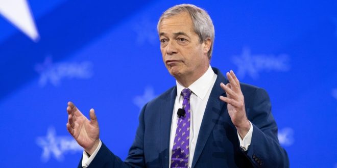 Nigel Farage, favourite for the Clacton by-election