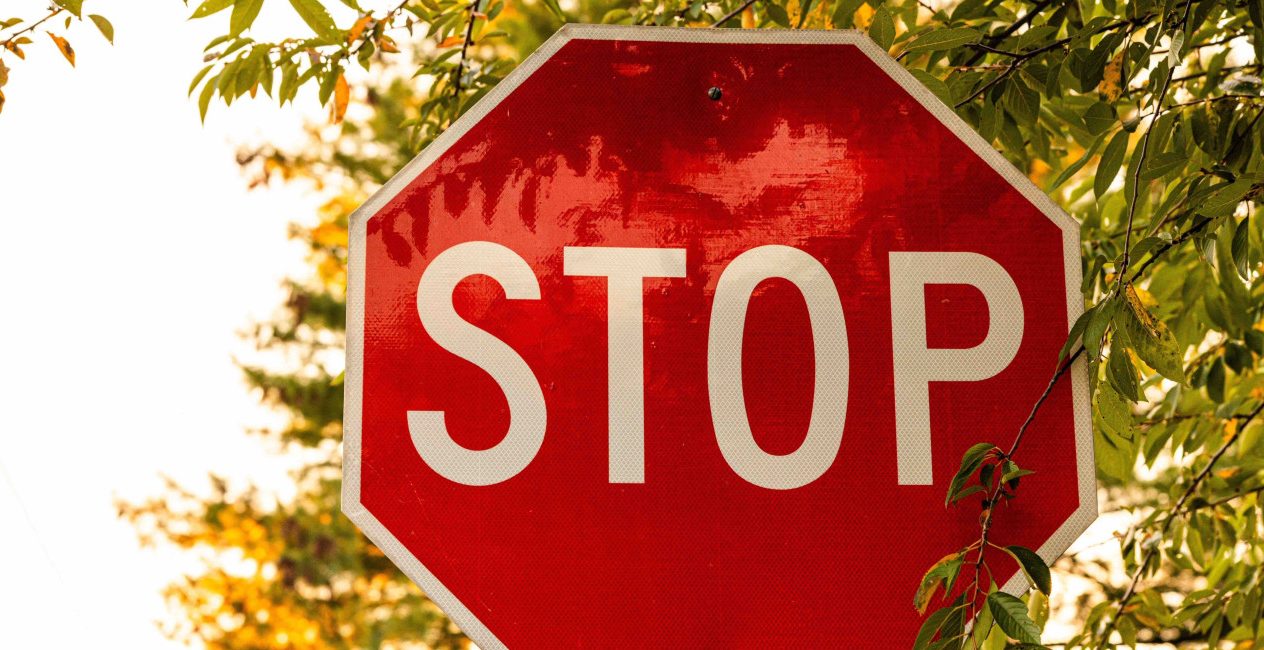 A stop sign, symbolising Denmark's decision against Inpay