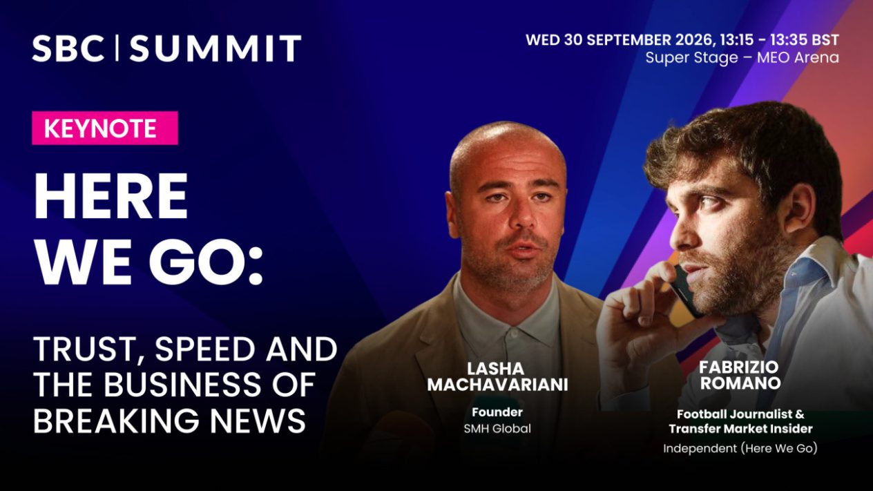 Fabrizio Romano to take to the SBC Summit 2026 Super Stage.