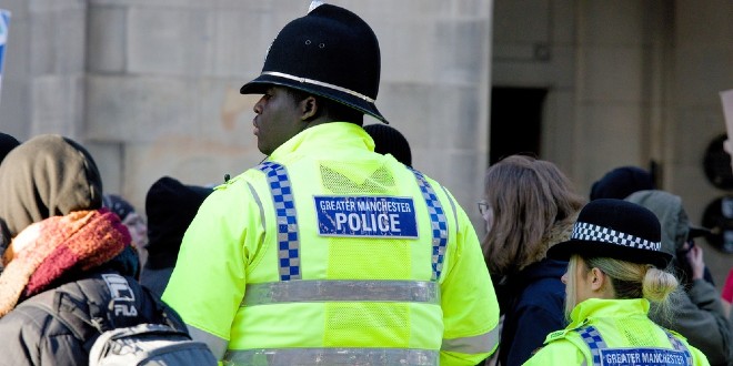 Greater Manchester Police, as illegal gambling den is busted in Manchester