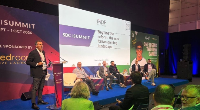SBC Summit 2026: Flutter & BetMGM detail black market battle 8 SBC Summit 2026 Italy panel