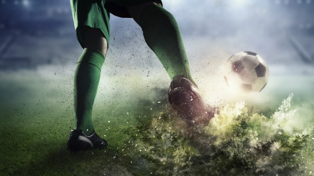 Someone kicks a football and maskes a splash, illustrating SIS comments.
