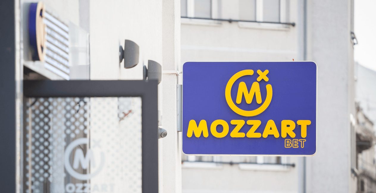 A Mozzartbet sign in Serbia