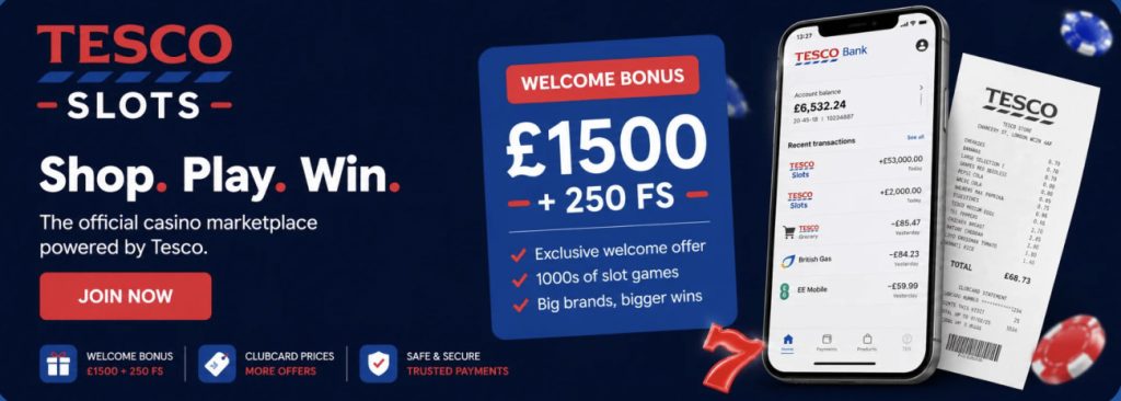 Tesco brand identity stolen to promote illegal casino 1 SBC News Tesco brand identity stolen to promote illegal casino