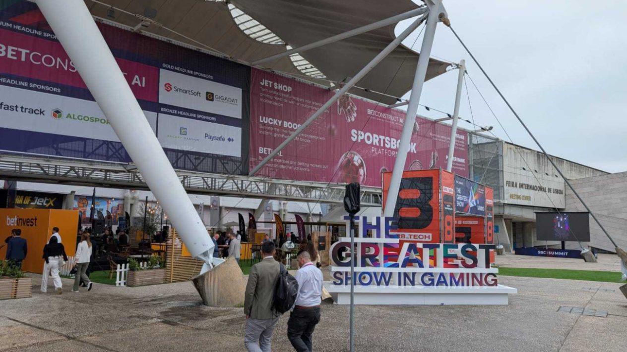Entrance to the SBC Summit Lisbon 2026