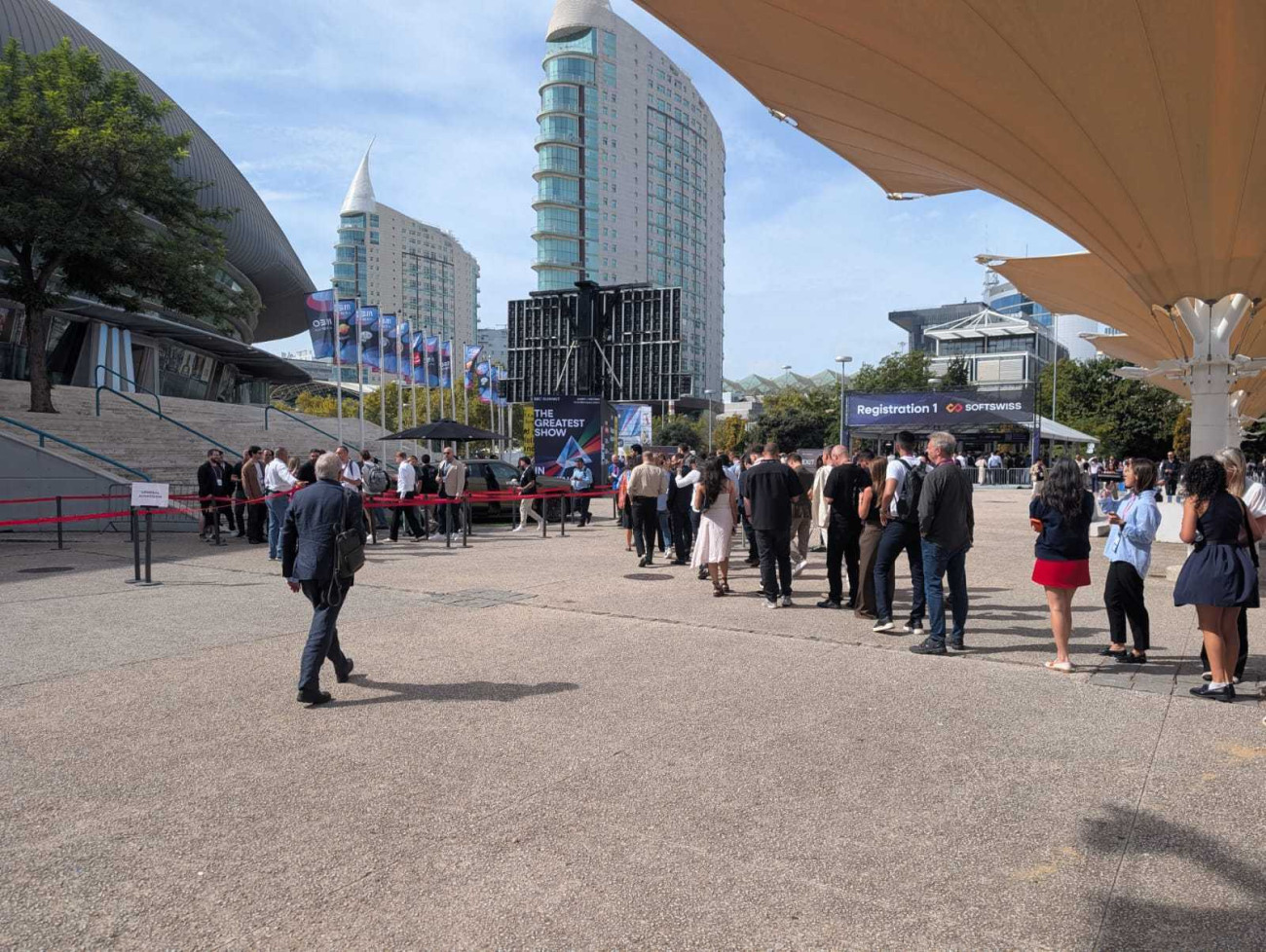 Entrance to the SBC Summit Lisbon 2026