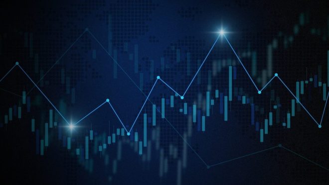 A chart showing highs and lows, symbolic of trading like prediction markets trades, which Genius has just launched a new site for