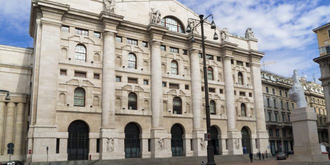 The Borsa Milan, where Lottomatica is listed