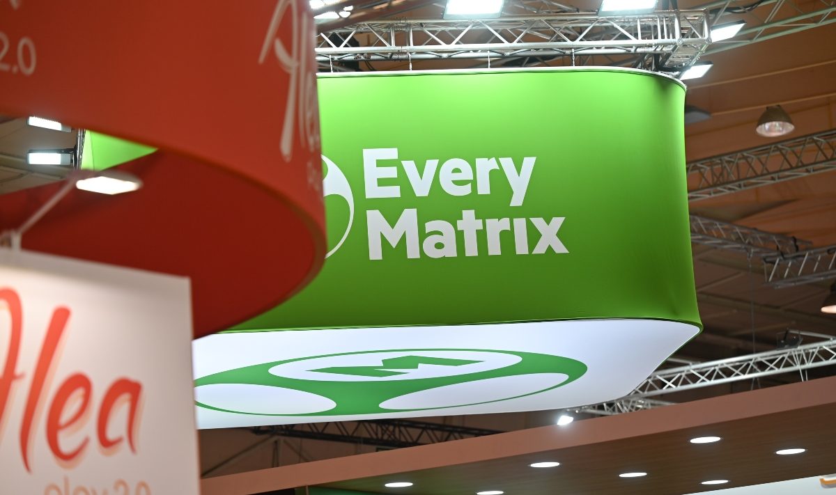 EveryMatrix logo at the SBC Summit
