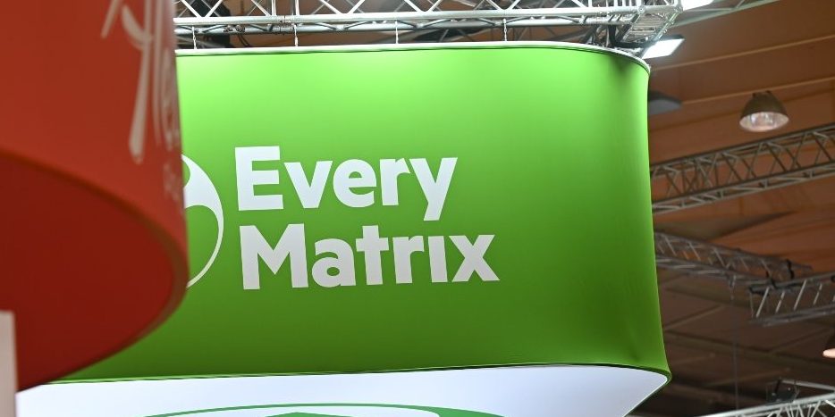 EveryMatrix logo at the SBC Summit