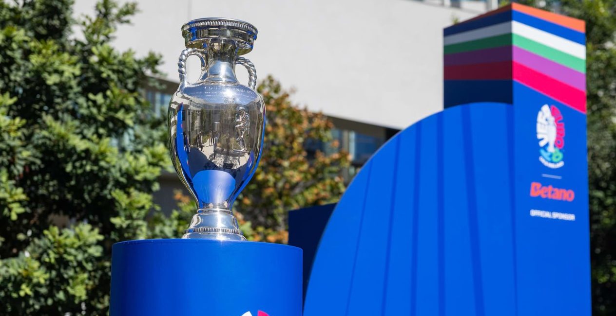 Betano branding on the UEFA Euro 2028 stand