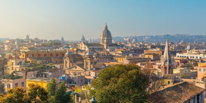 Landscape of Rome, Italy, where Flutter is going to close down Betfair