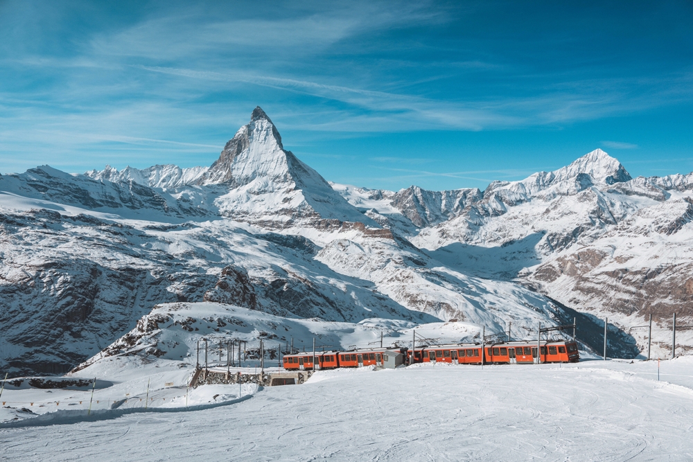 Swiss alps, Swtizerland being the nation where openbet's new partner Loterie Romande is located