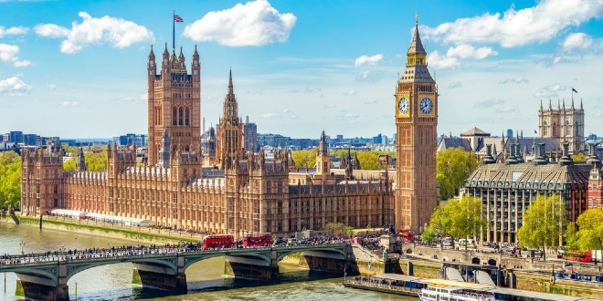 UK Houses of Parliament, as three Tory staffers are sentenced for cheating bets on the 2024 General Election